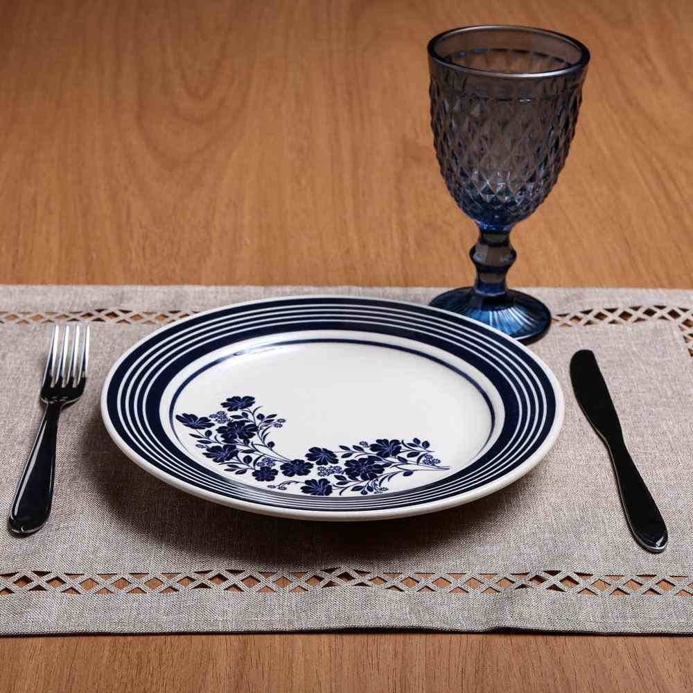 Prato Raso Donna Nina Havan Casa 24Cm - Marinho