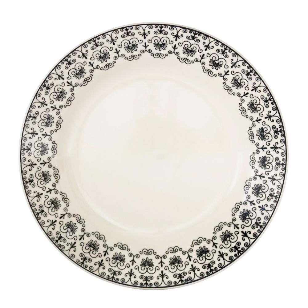 Prato Raso Donna Renda 24Cm - Cerâmica
