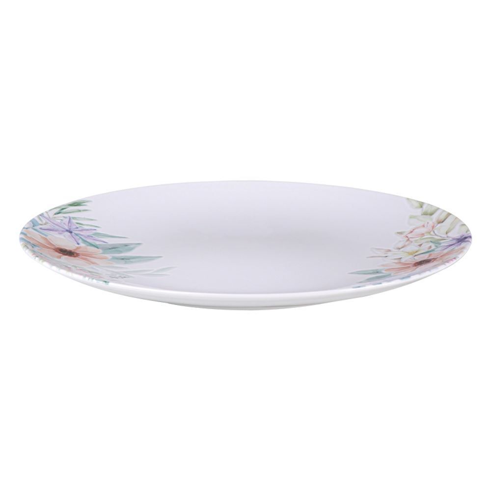Prato Raso Floratta Tramontina 28Cm - Porcelana