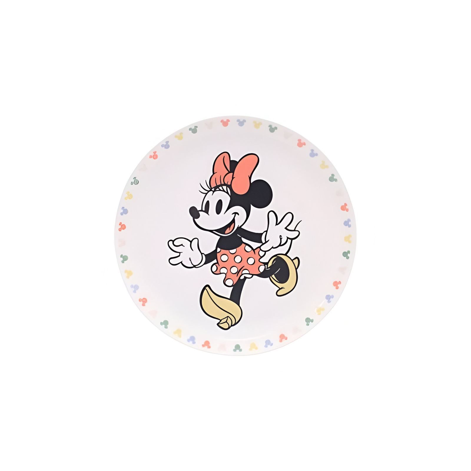 Prato Raso Melamina Disney 20,2Cm - Minnie Icones
