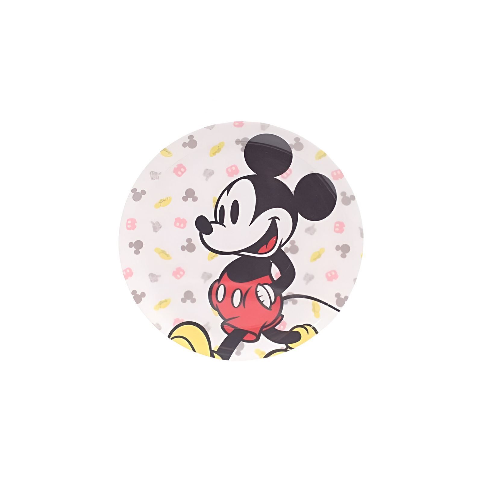 Prato Raso Melamina Disney 20,2Cm - Mickey Icones