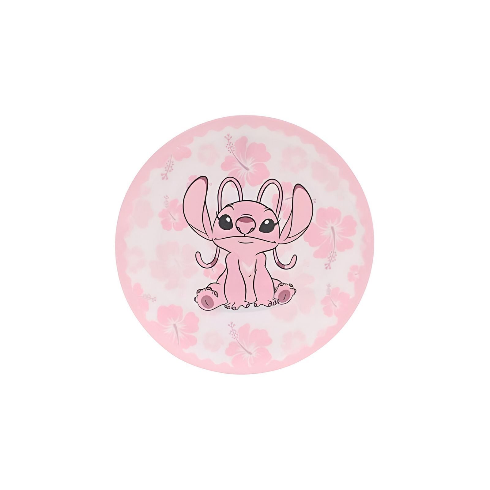 Prato Raso Melamina Disney 20,2Cm - Angel Hibiscos 