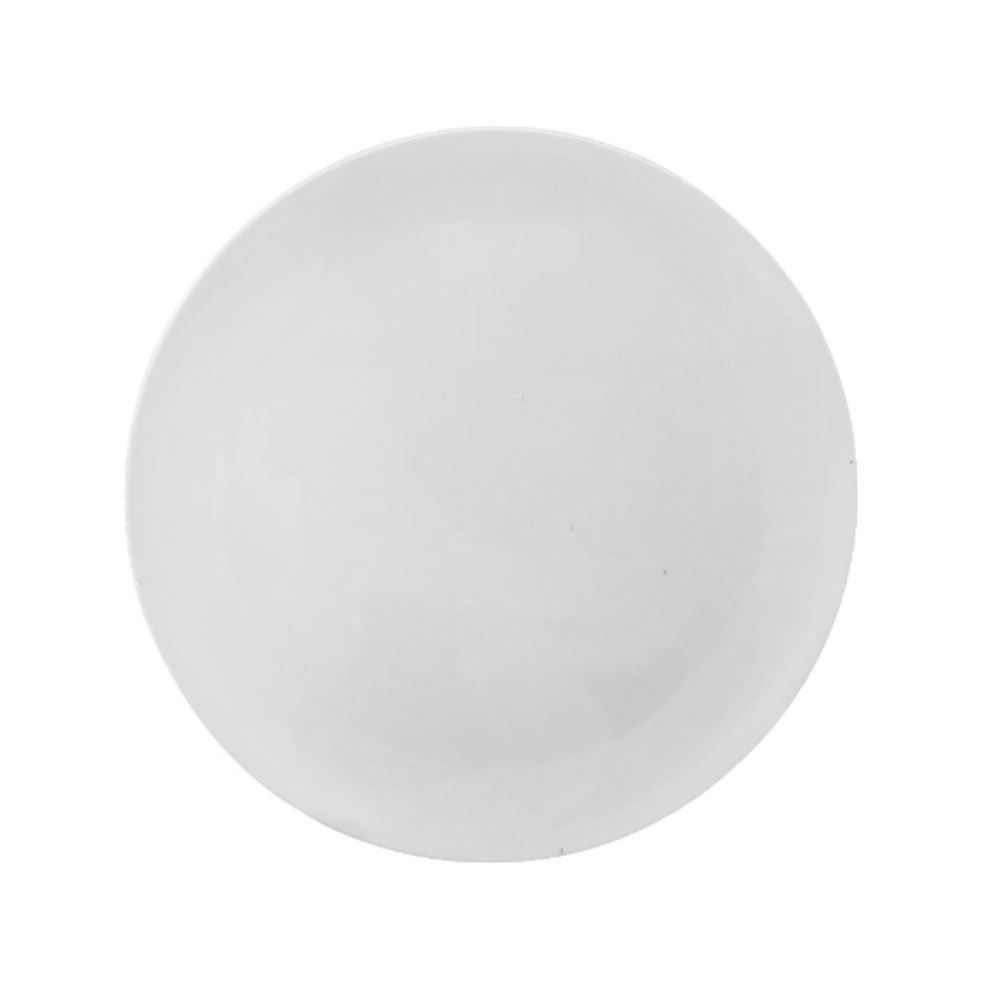 Prato Raso Melamina Havan Casa 25,4Cm - Branco