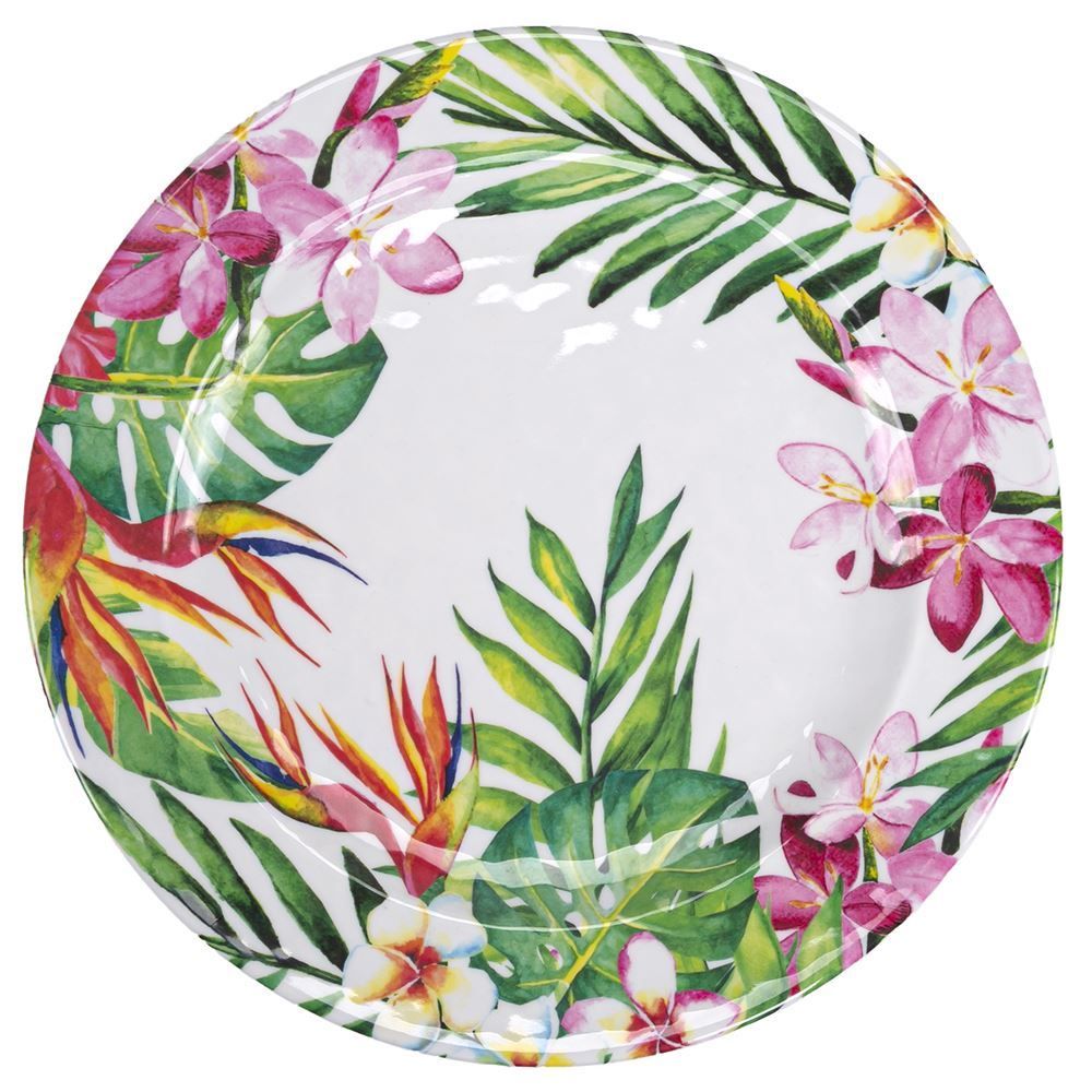 Prato Raso Melamina Havan Casa 28Cm - Tropical