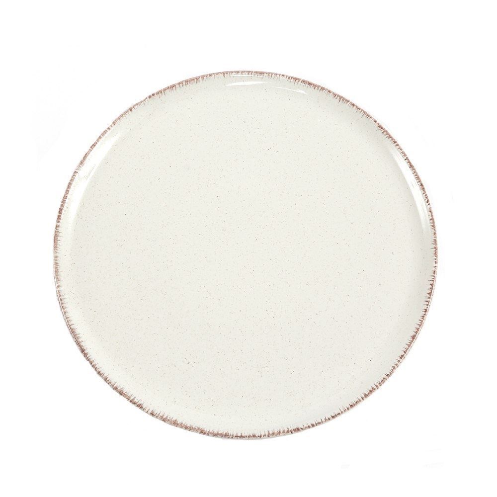 Prato Raso Naturalle Off White Havan Casa 27Cm - Cerâmica