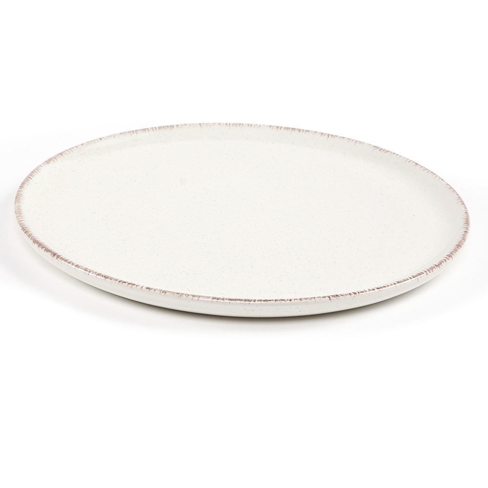 Prato Raso Naturalle Off White Havan Casa 27Cm - Cerâmica