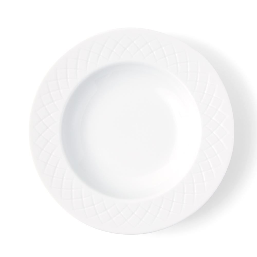 Prato Raso Porcelana Ingrid Tramontina 27Cm - Branco