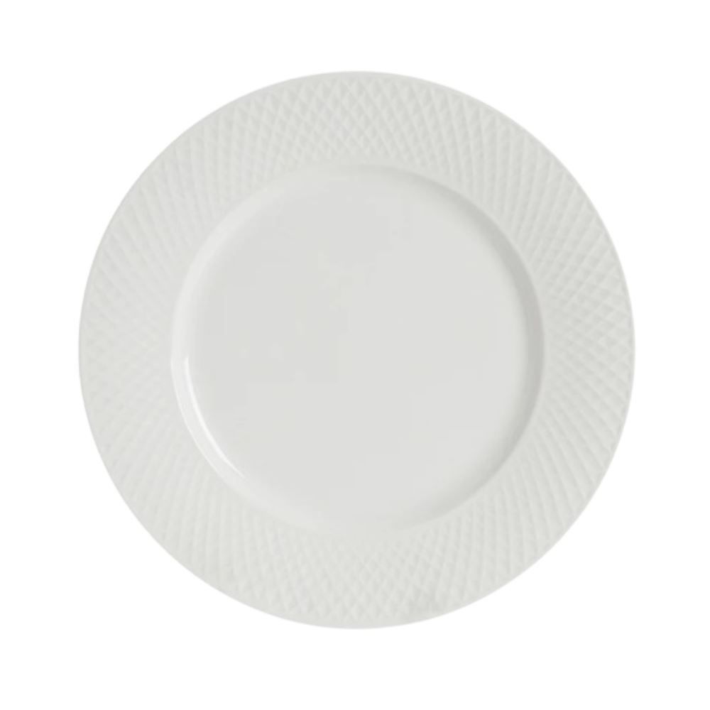 Prato Raso Porcelana Valência Havan Casa 27Cm - Branco
