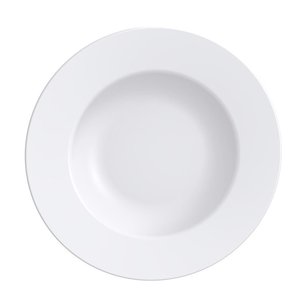 Prato Raso Maria Augusta Tramontina De Porcelana 27Cm - Porcelana Branca