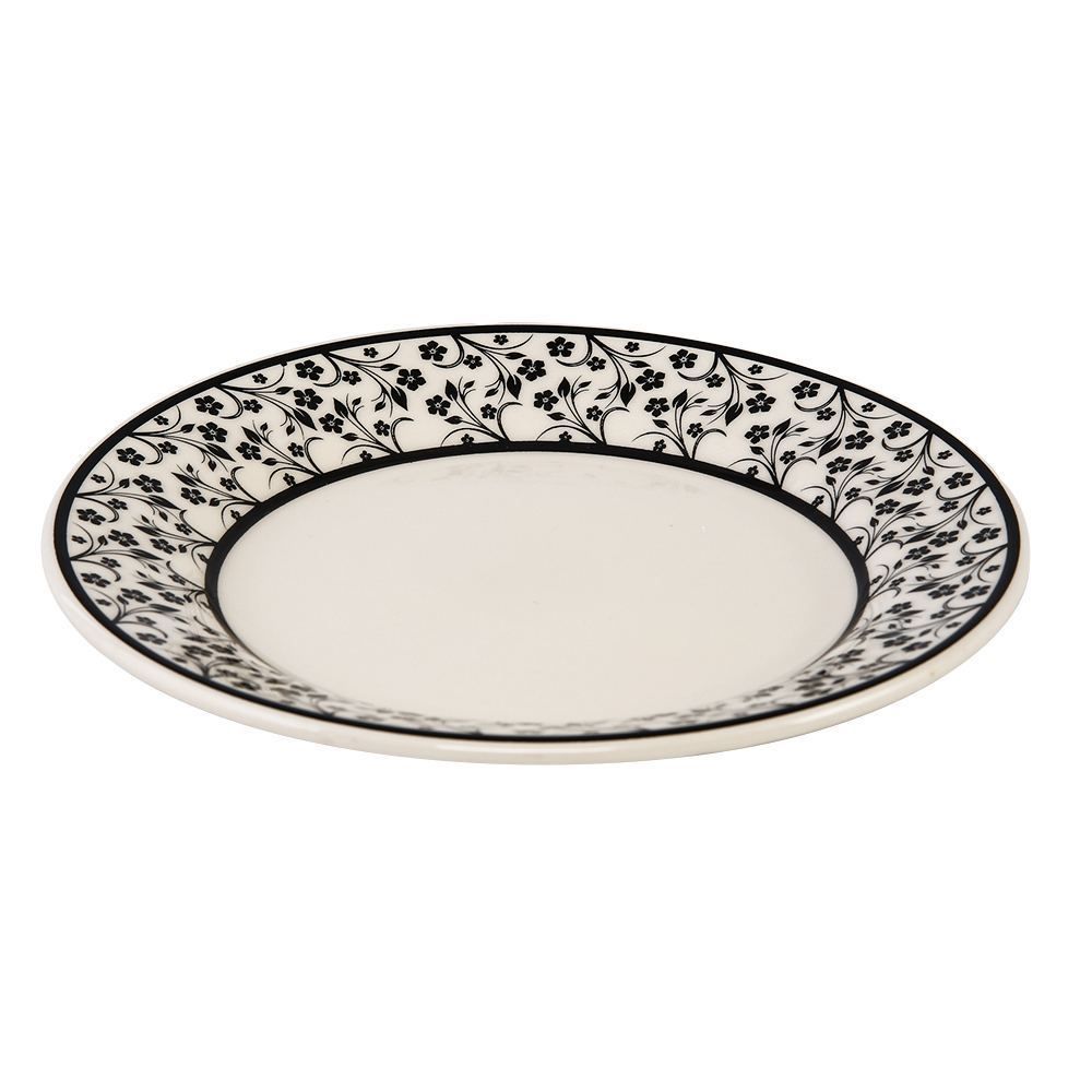 Prato De Sobremesa New Arabesco Biona By Havan Casa 18Cm - Cerâmica