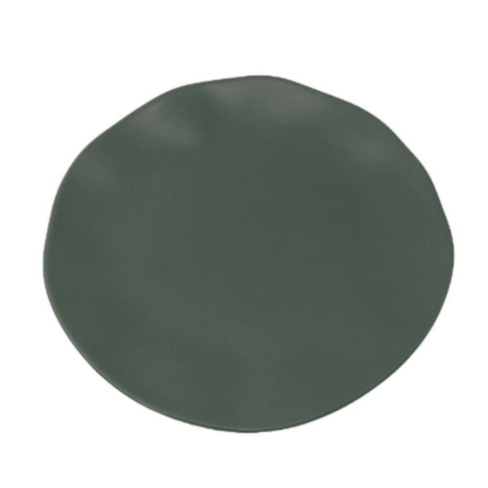 Prato Sobremesa Melamina Verde Havan Casa - 21,6cm