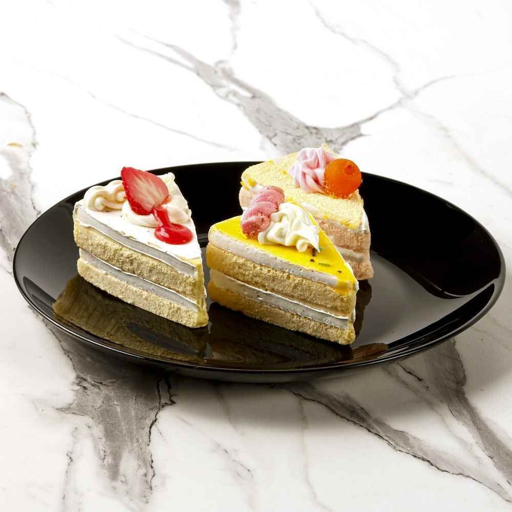 Prato Sobremesa Opaline 21,8Cm - Preto