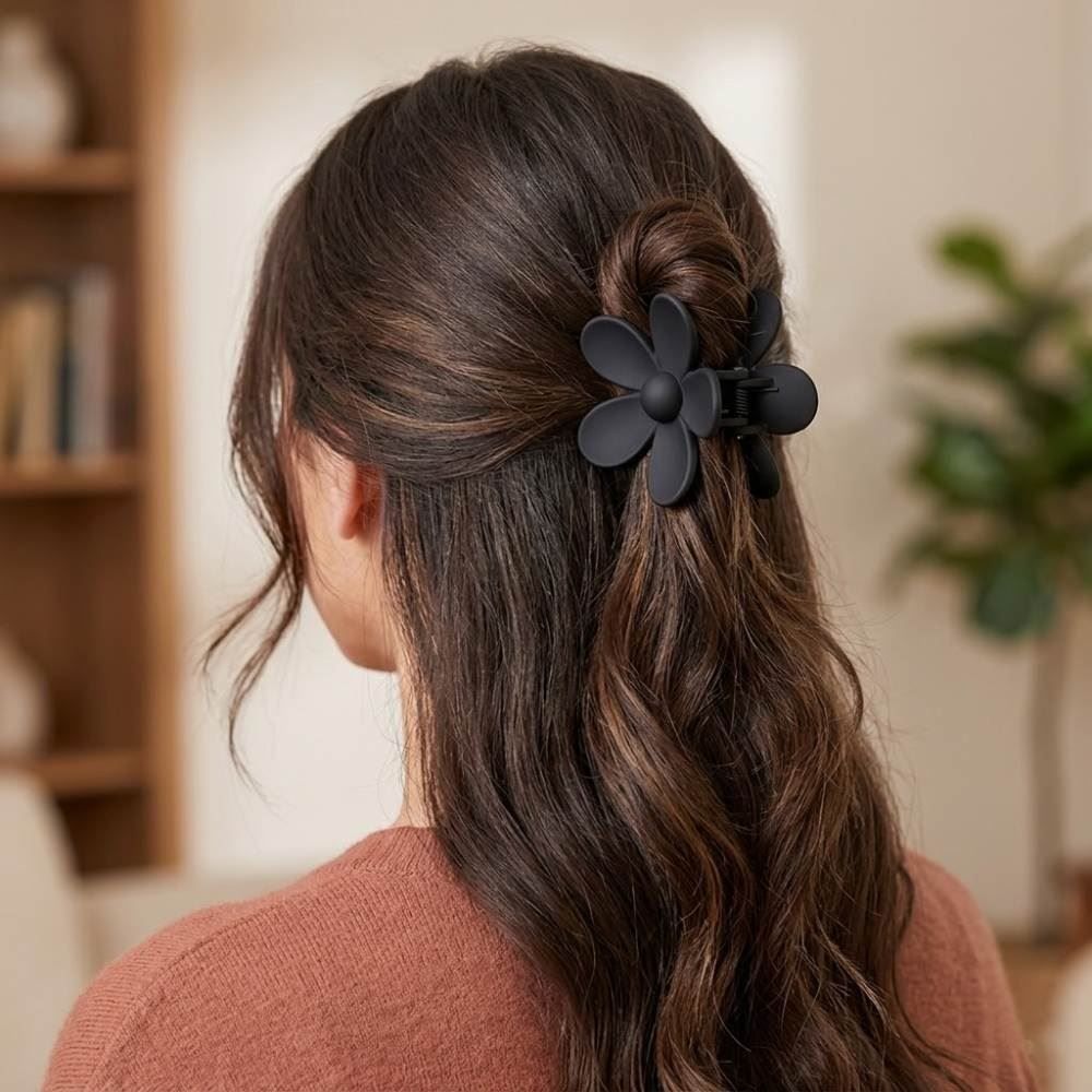 Prendedor de Cabelo Thepró Nature - Preto