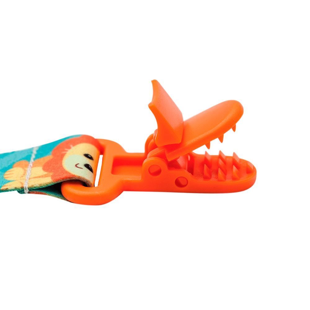 Prendedor De Chupeta Animal Fun Buba - Leão