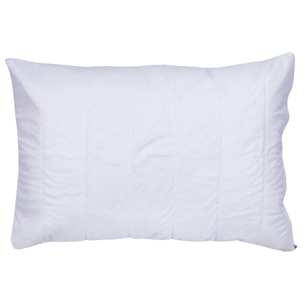 Protetor De Travesseiro Com Zíper +Saúde Lynel - Branco