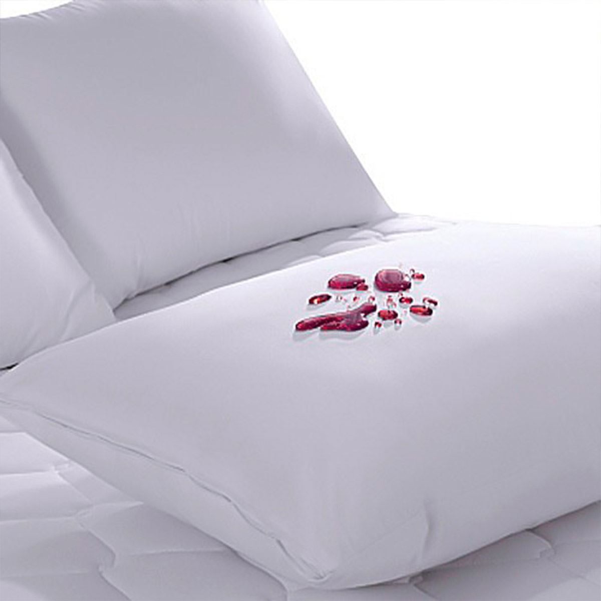 Protetor De Travesseiro Impermeável Malha Em Gel - Branco