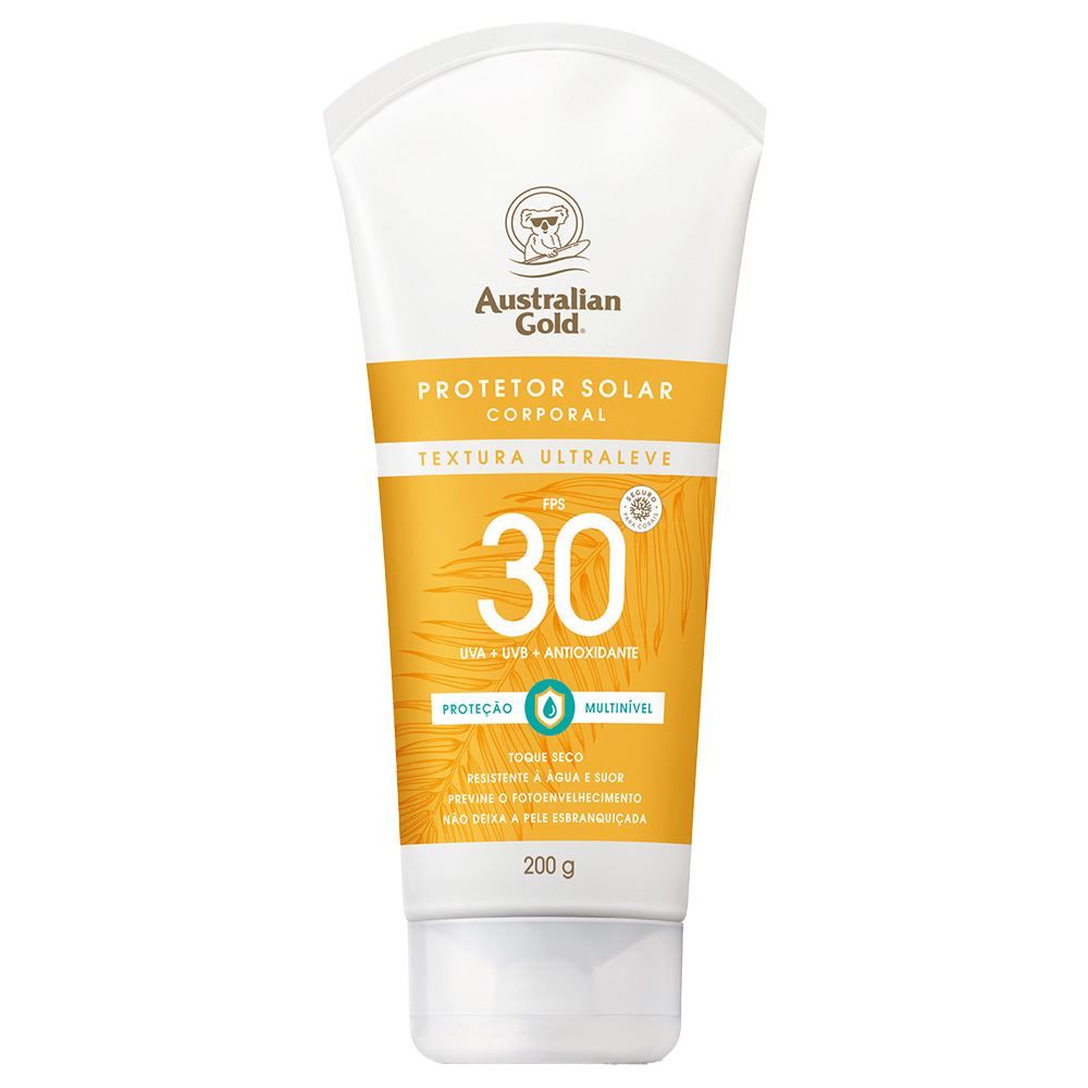 Protetor Solar Corporal Fps 30 200G Australian Gold 