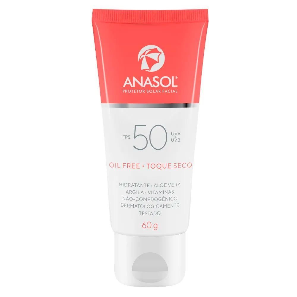 Protetor Solar Facial FPS50 Anasol  - 60g