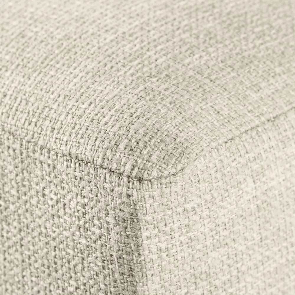 Puff Quadrado Decorativo Linho Havan Casa - Linho Off