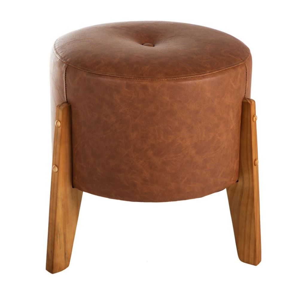 Puff Texas Decorativo Havan Casa - Marrom