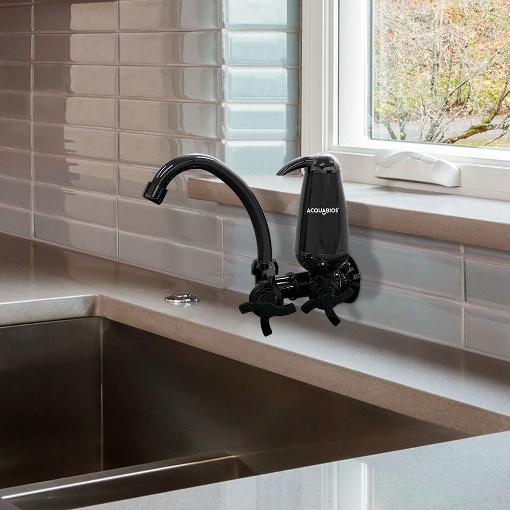 Purificador De Água Acquabios E05 De Parede - Preto