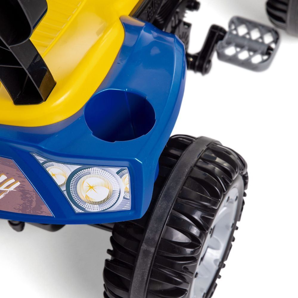 Quadriciclo Carro Cross Up Pedal e Passeio Calesita - Azul