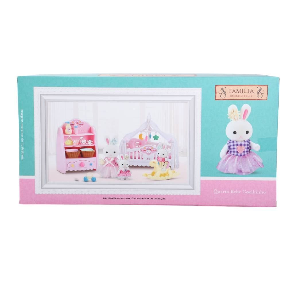 Quarto De Bebê Família Coelho Havan Toys - HBR0871
