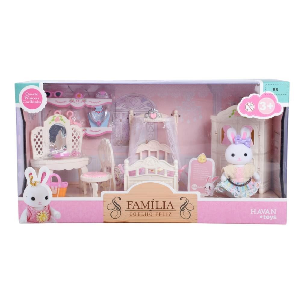 Quarto De Princesa Família Coelho Havan Toys - HBR0873
