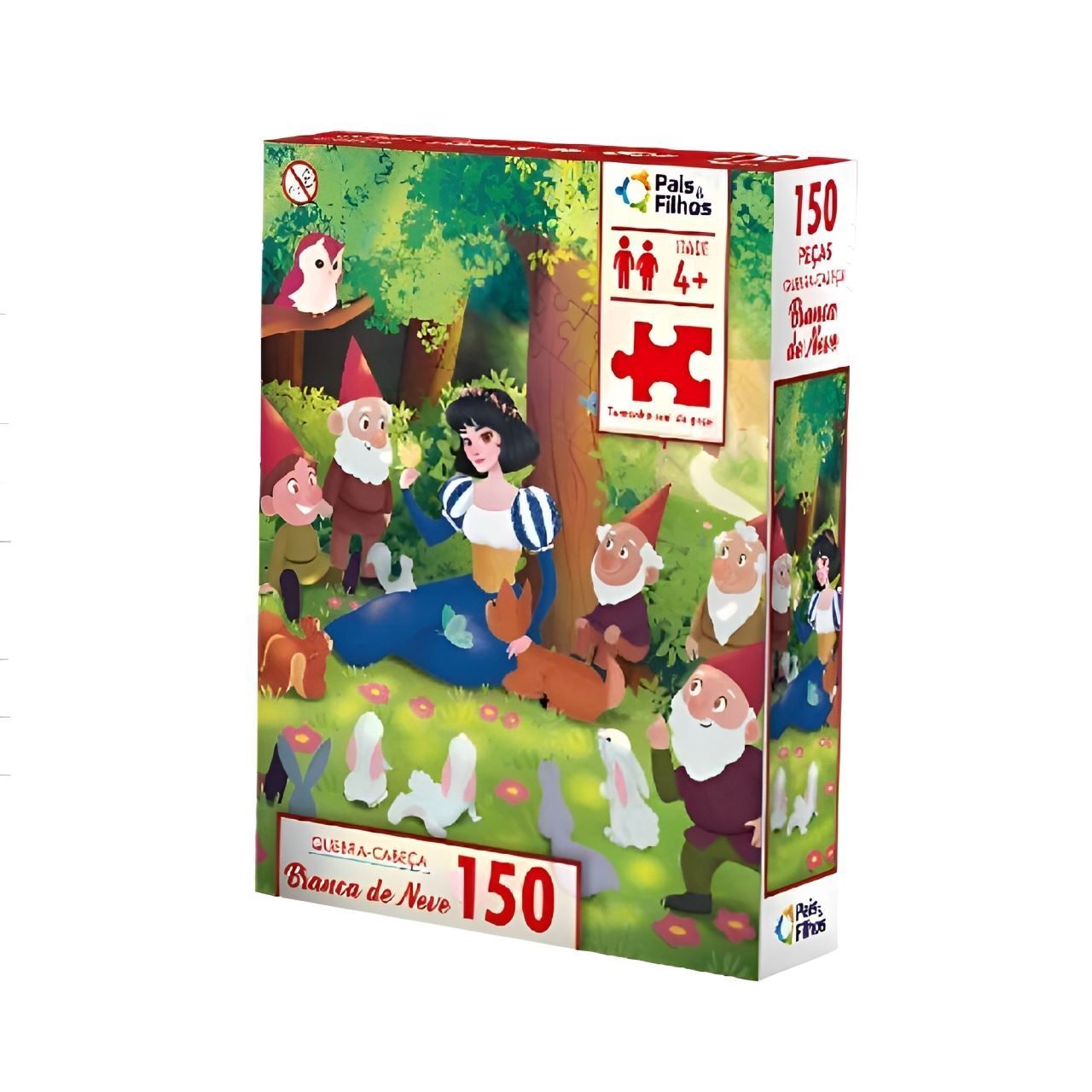 Quebra-Cabeça 150 Peças Branca De Neve Gala - 2861