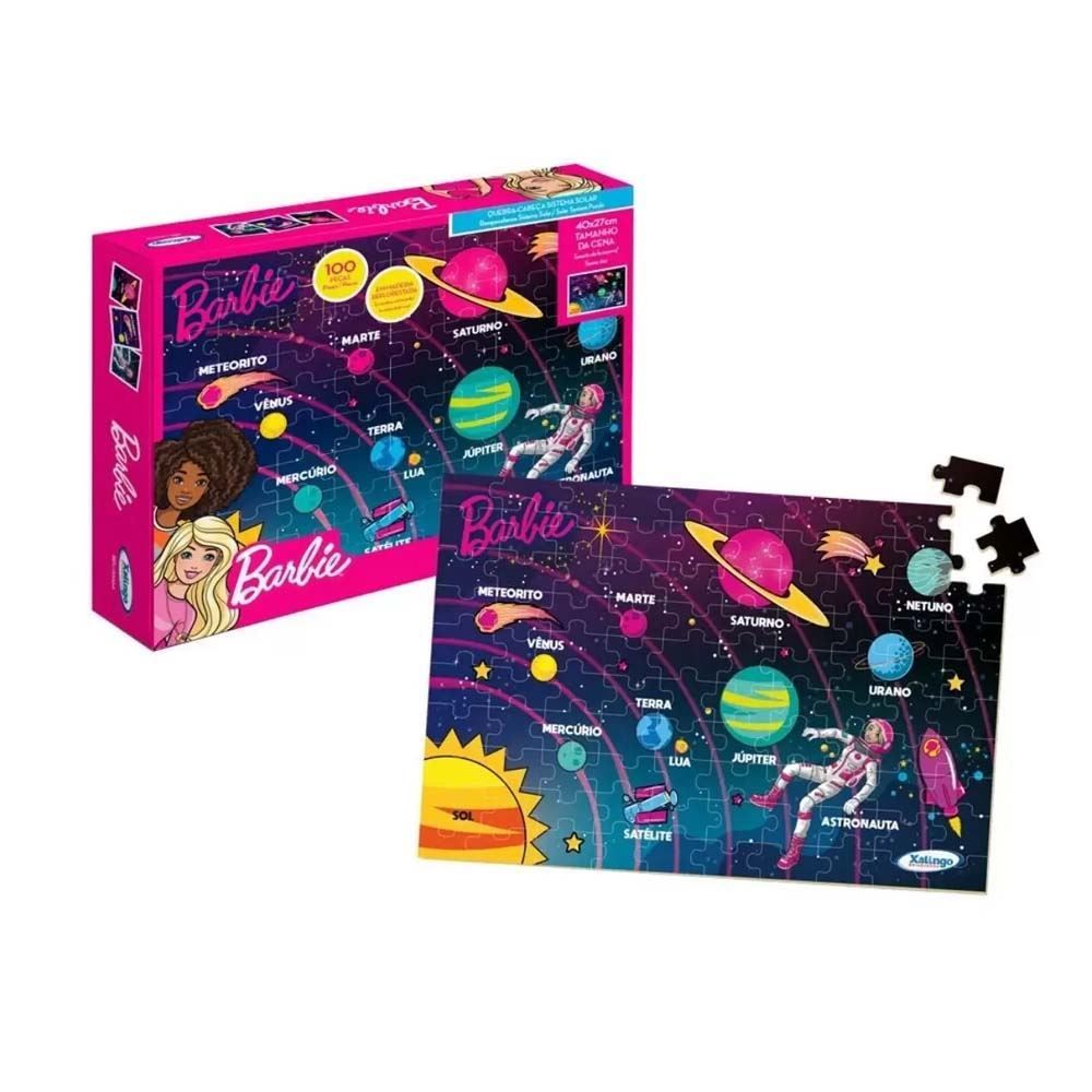 Quebra Cabeça Barbie Xalingo Sistema Solar - 23187 