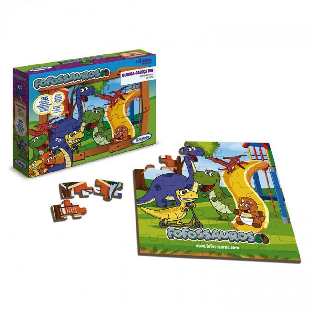 Quebra-Cabeça Big Fofossauros Xalingo - 54265