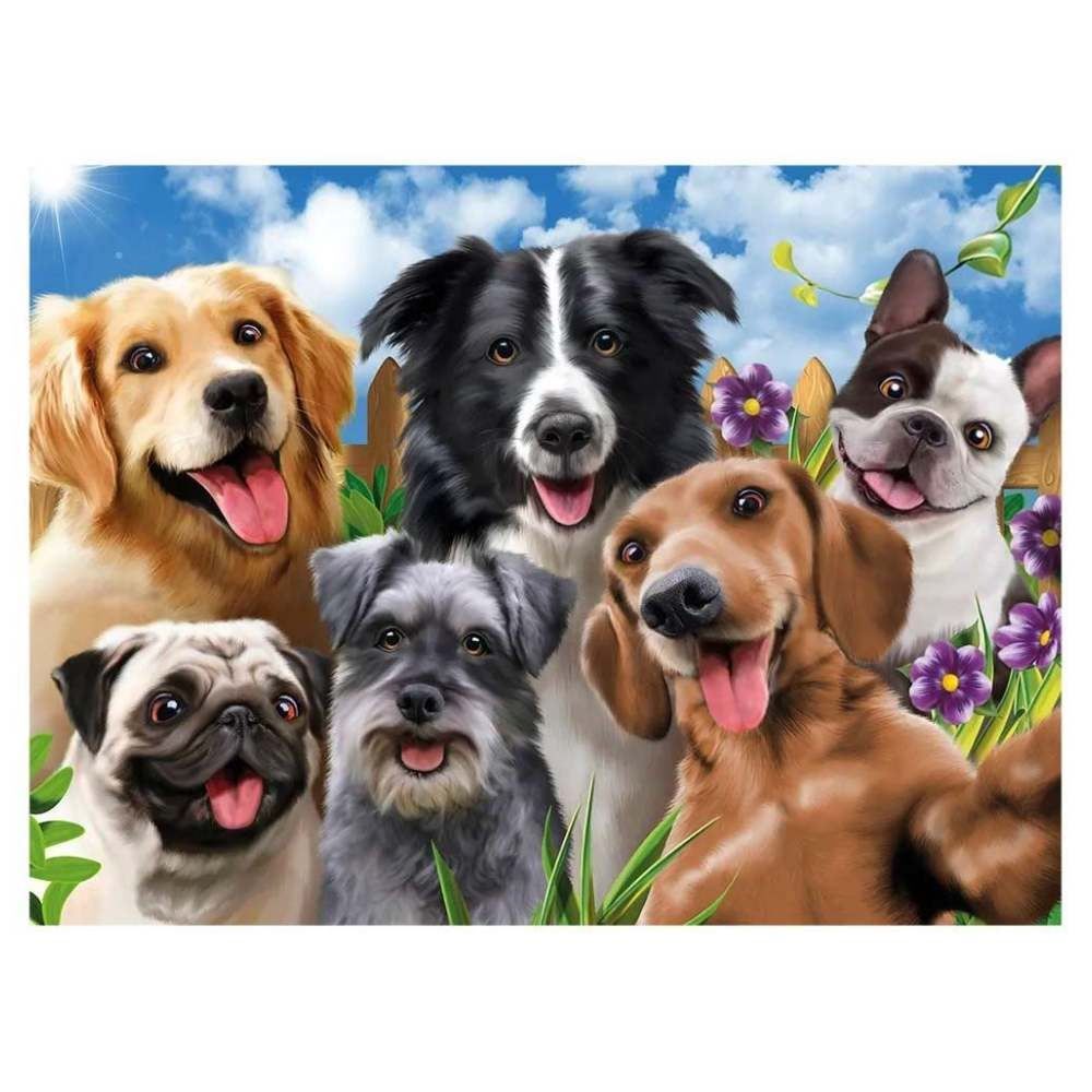 Quebra-Cabeça Selfie Pets 500 Peças Grow - 03742