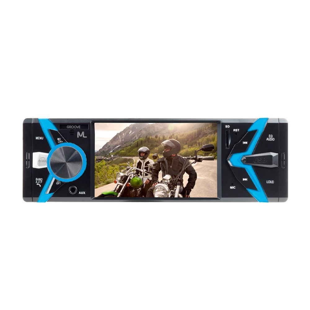 Rádio Mp5 Player Com Bluetooth Groove P3341 Multilaser - 1 DIN