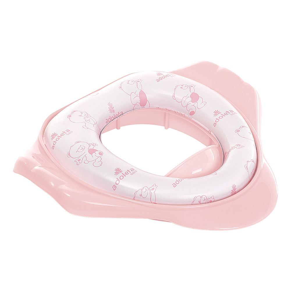 Redutor Sanitário Com Almofada Anatômico Adoleta Bebê - Rose
