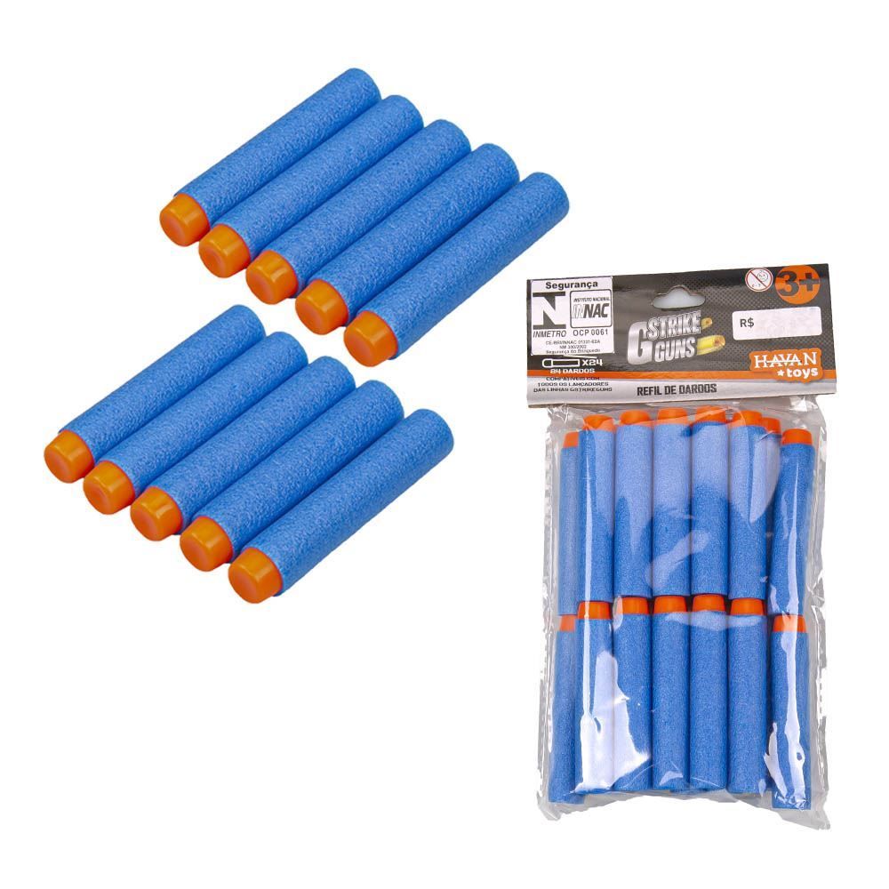 Refil De Dardos Havan Toys - Azul