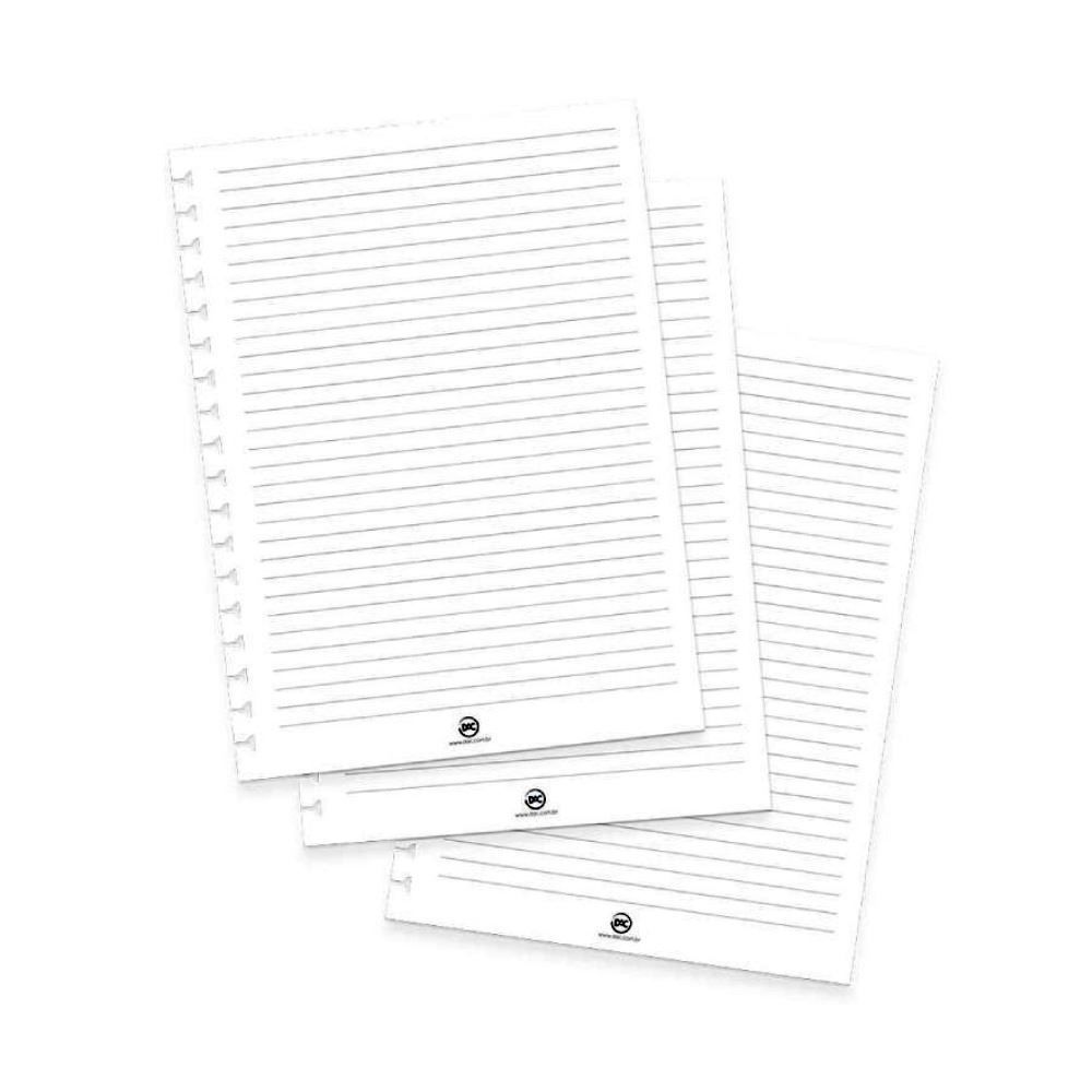 Refil Para Caderno Smart Universitário Branco 48 Folhas Dac - 1833RE-H