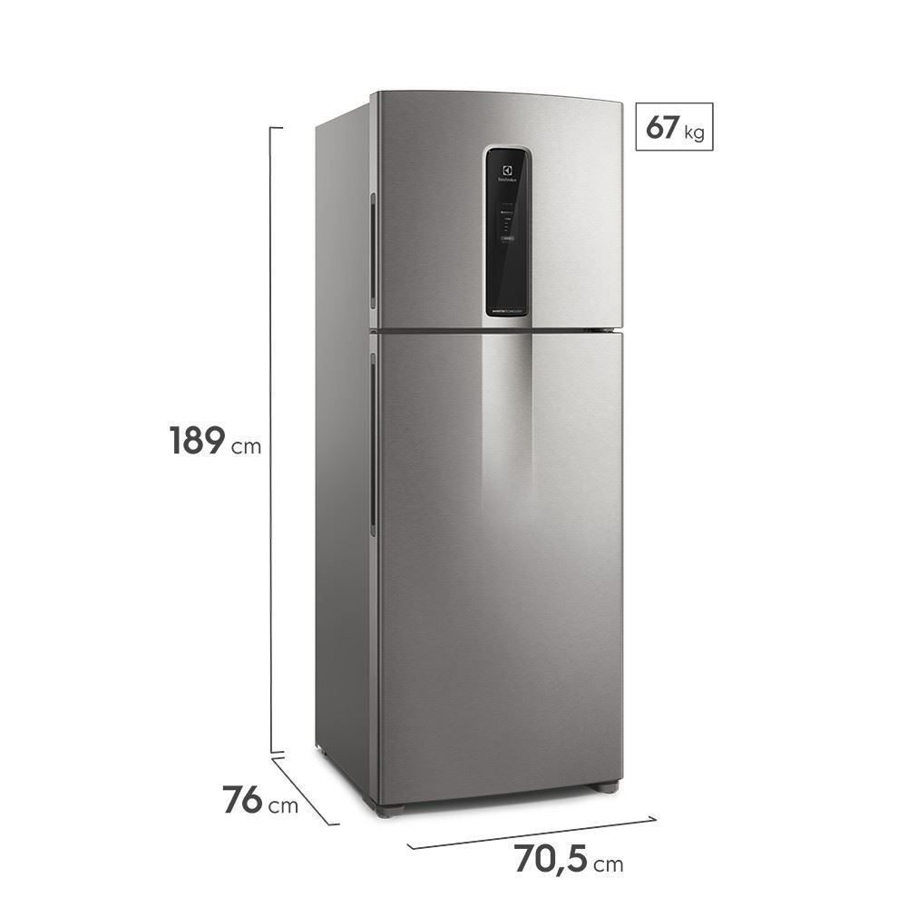 Refrigerador Geladeira Electrolux Frost Free Inverte 480 Litros It70s - Bivolt