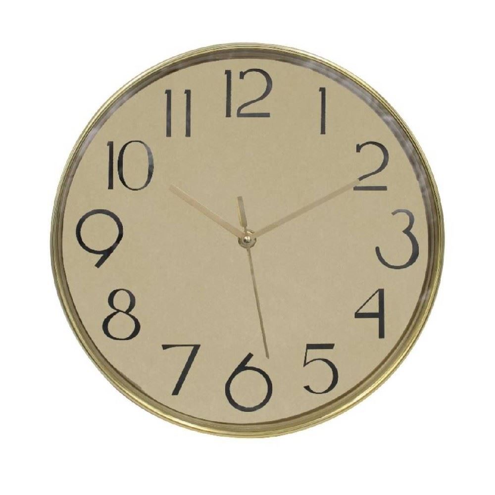 Relógio De Parede Dourado Havan Casa - 30cm