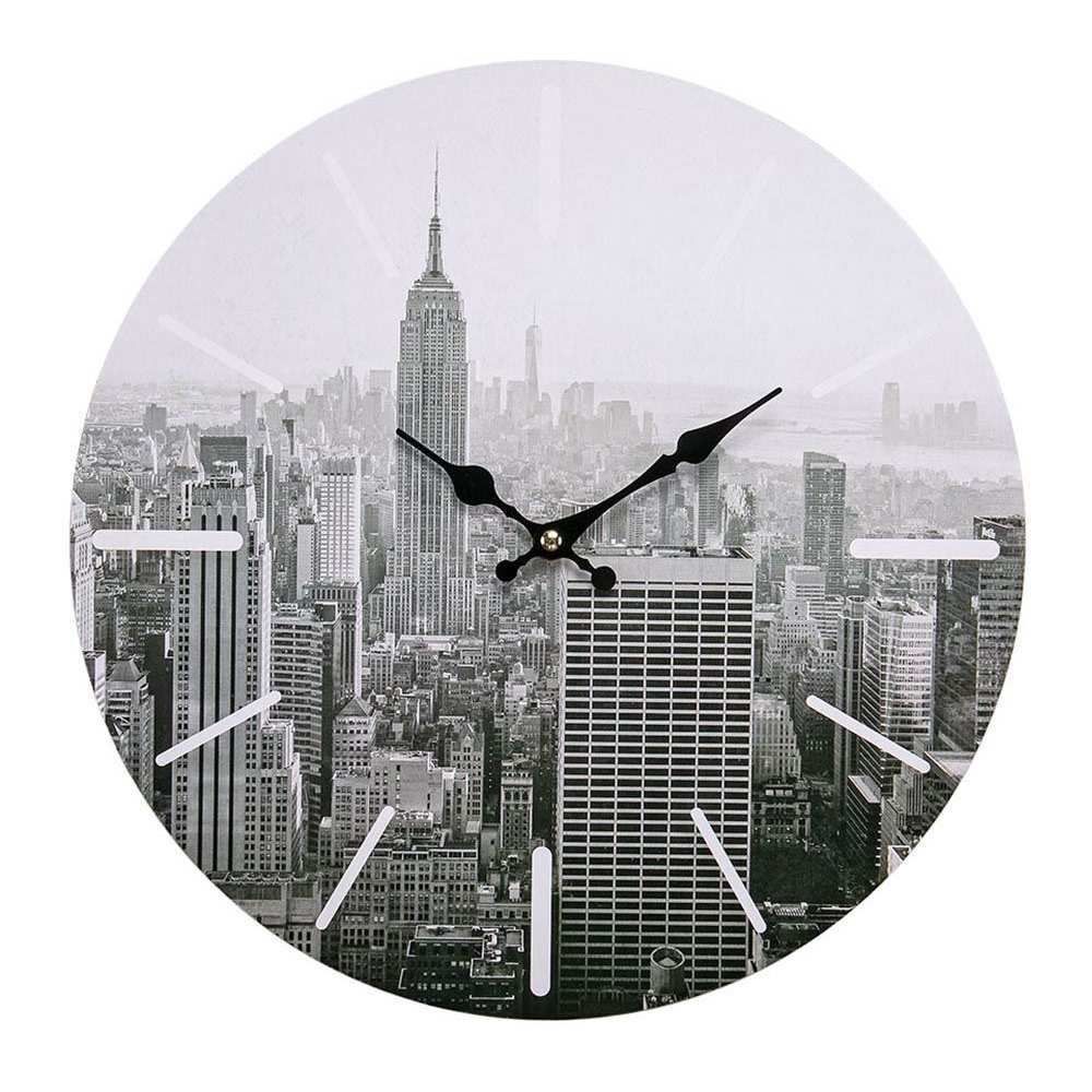 Relógio De Parede Yaris Cities 33,8Cm - Nova Iorque