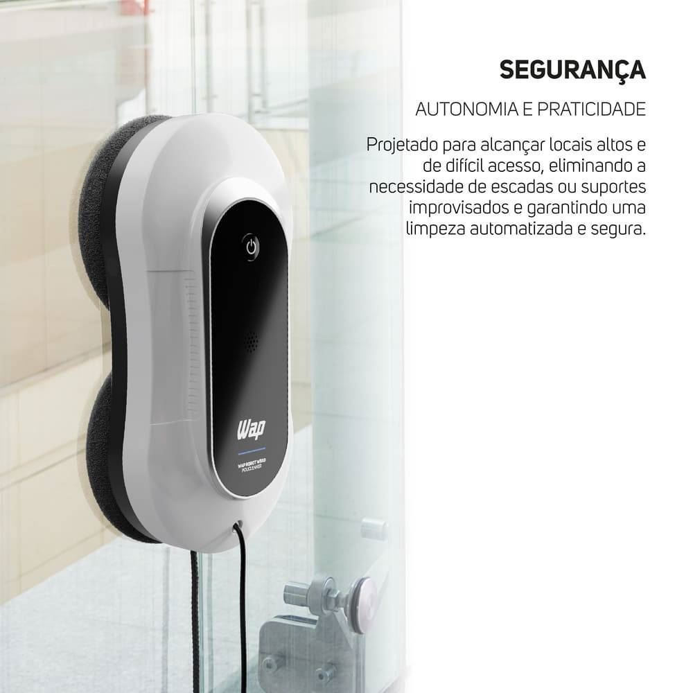 Robô De Limpeza Wap Robot W500 Policleaner Com Bateria De Emergência - Bivolt