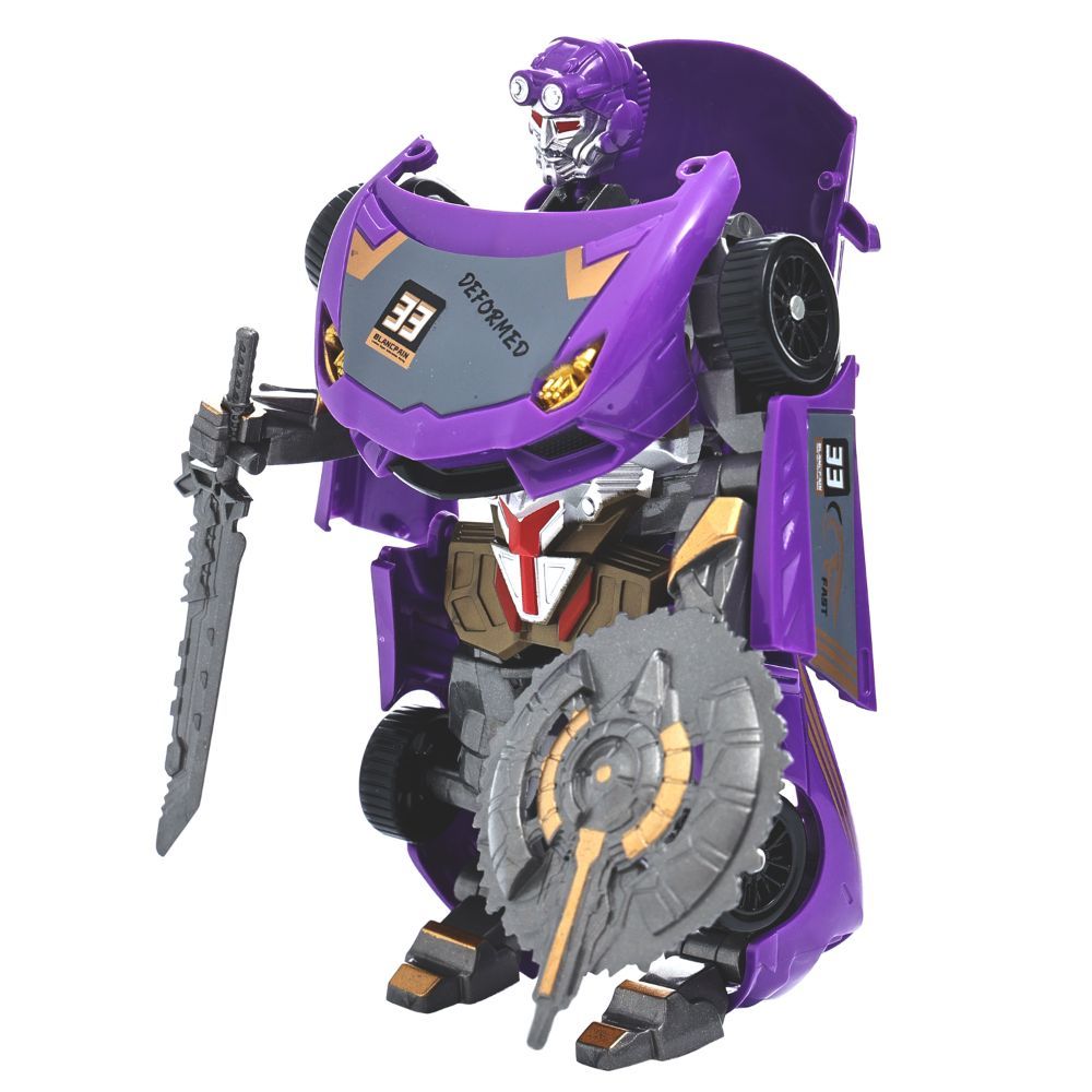 Robô Transformador Roxo Havan Toys - HBR0366