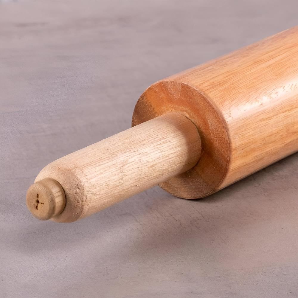Rolo Para Massas Stolf 43Cm - Madeira