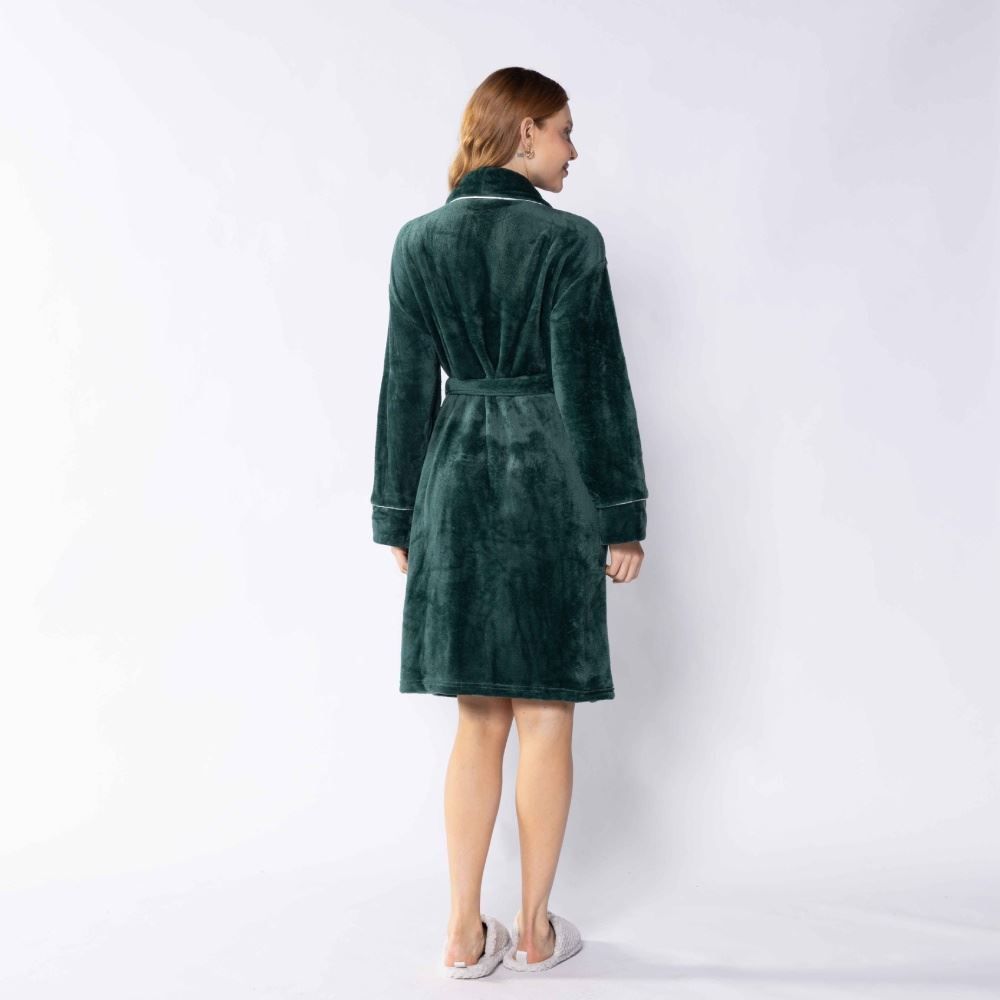 Roupão Adulto M Requinte Havan Casa - Verde