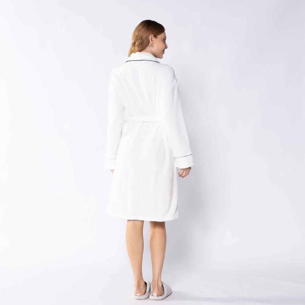 Roupão Adulto P Requinte Havan Casa - Off White