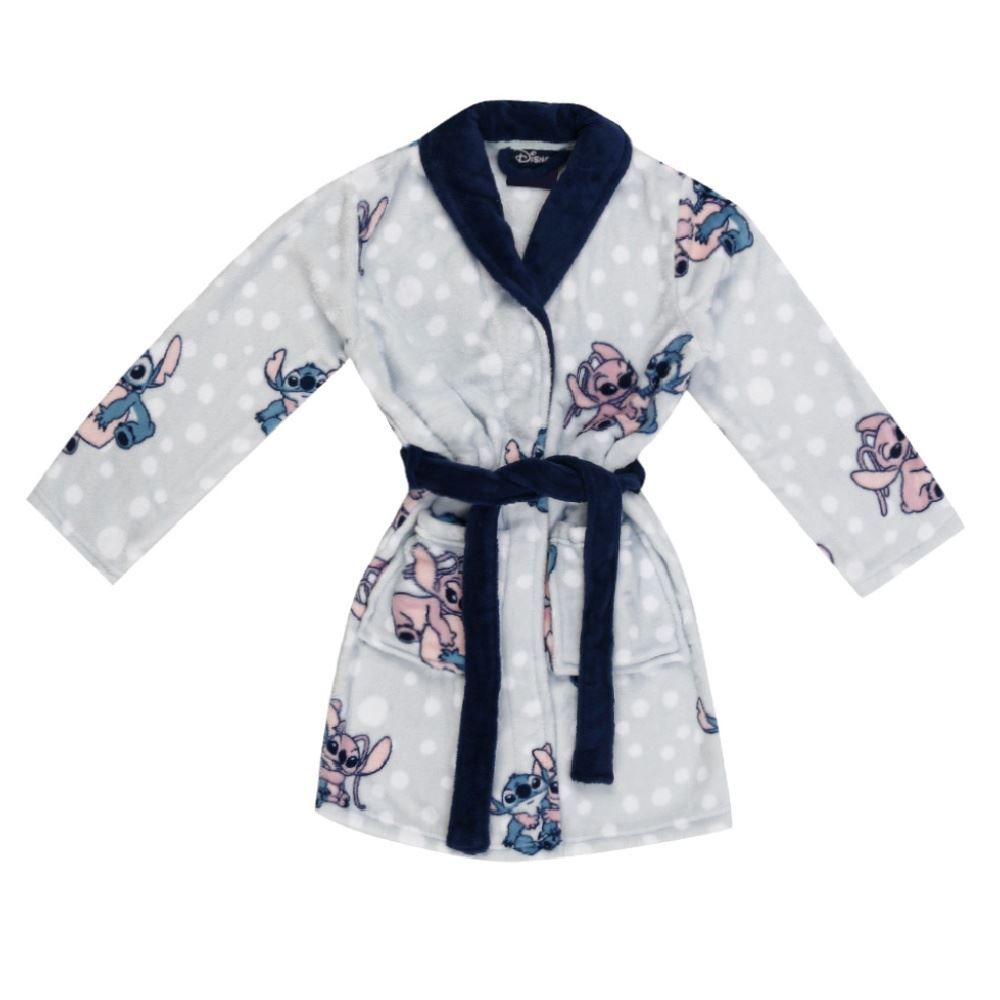 Roupão Infantil P Microfibra Disney - Stitch e Angel