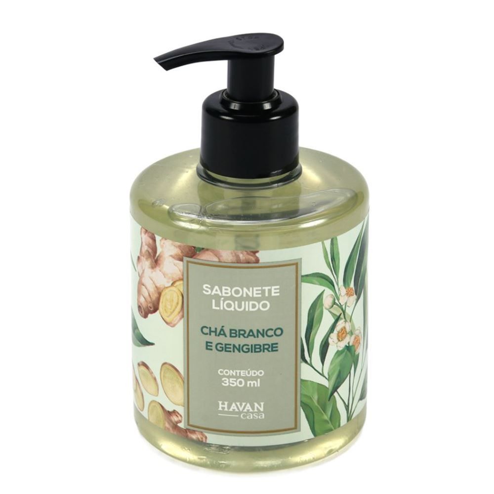 Sabonete Liquido 350Ml Havan Casa - Chá Branco E Gengibre 