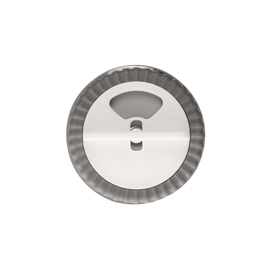 Saleiro Com Tampa Rotativa Siena Lyor 100Ml  - Cinza