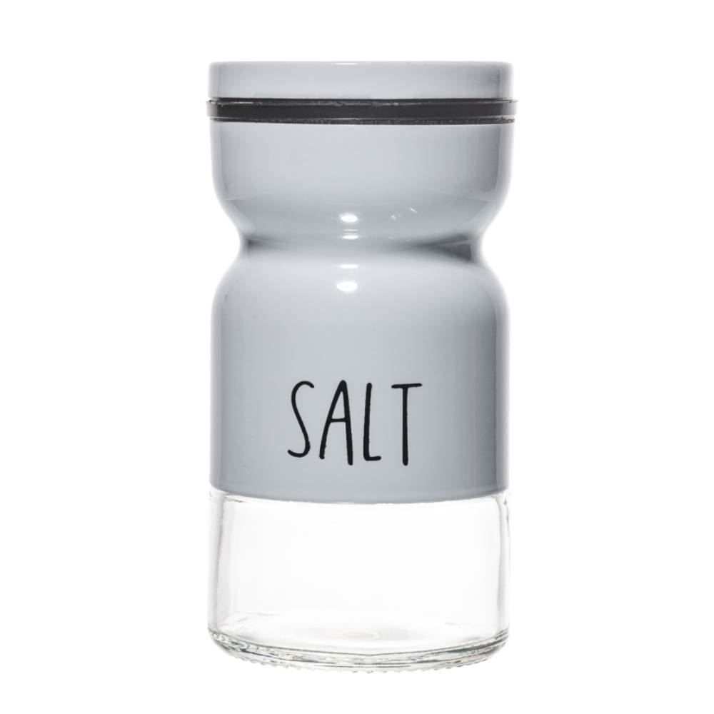 Saleiro De Vidro Com Tampa 120Ml Lyor - Branco