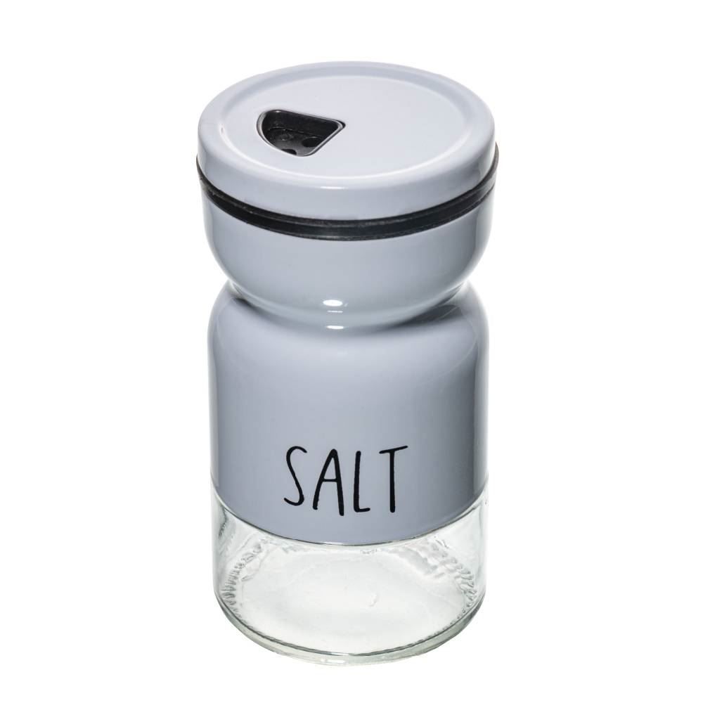 Saleiro De Vidro Com Tampa 120Ml Lyor - Branco