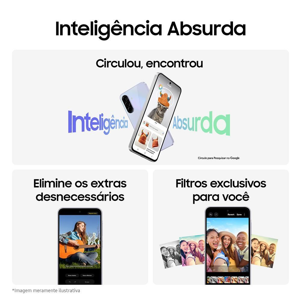 Samsung Galaxy A36 5G, 256 Gb, 8 Gb, Câmera Tripla - BRANCO